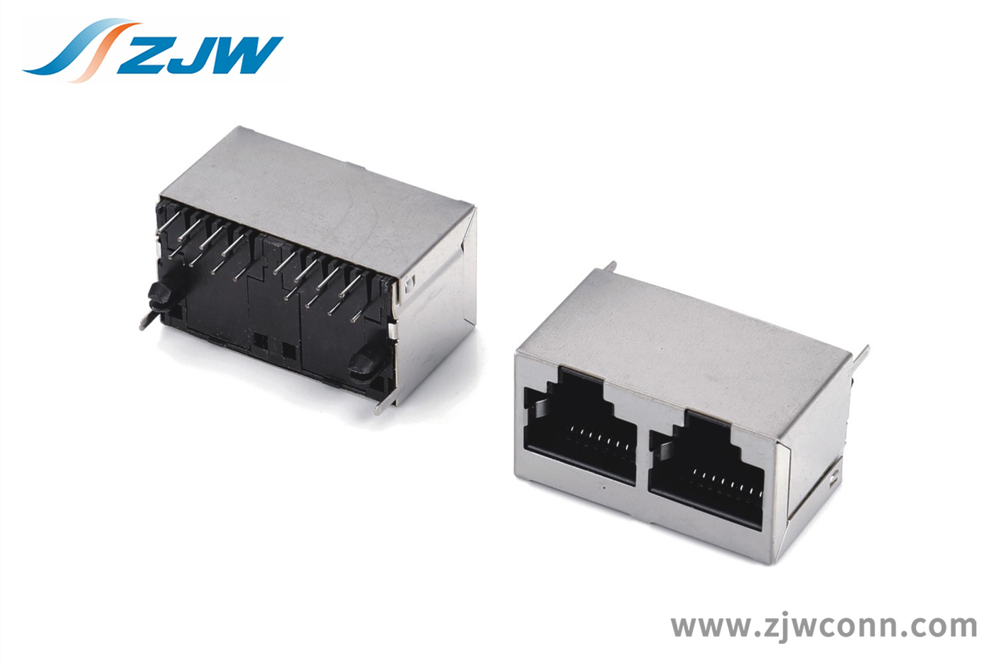 RJ-52E-1X2PORT-180°DIP