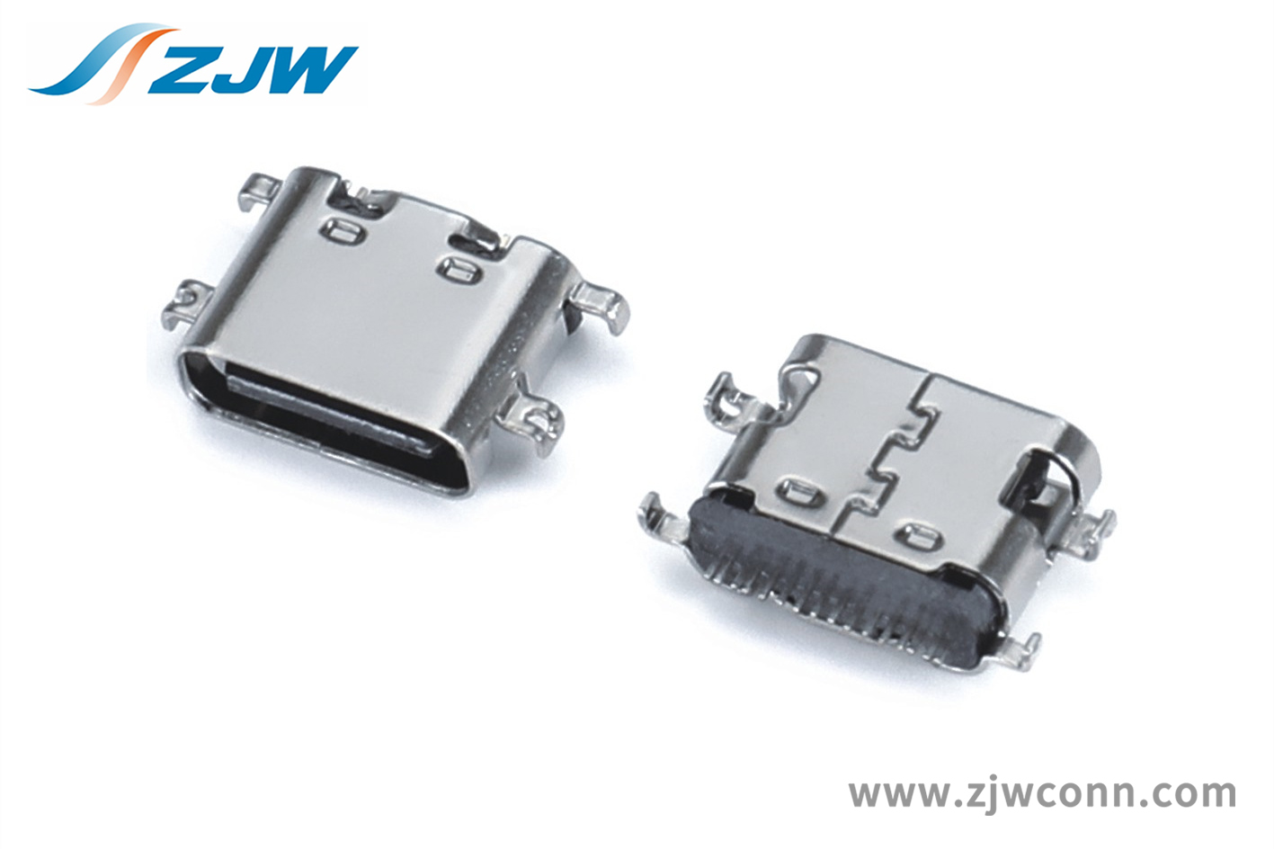 TYPE-C母座16PIN卧贴沉板1.6mm