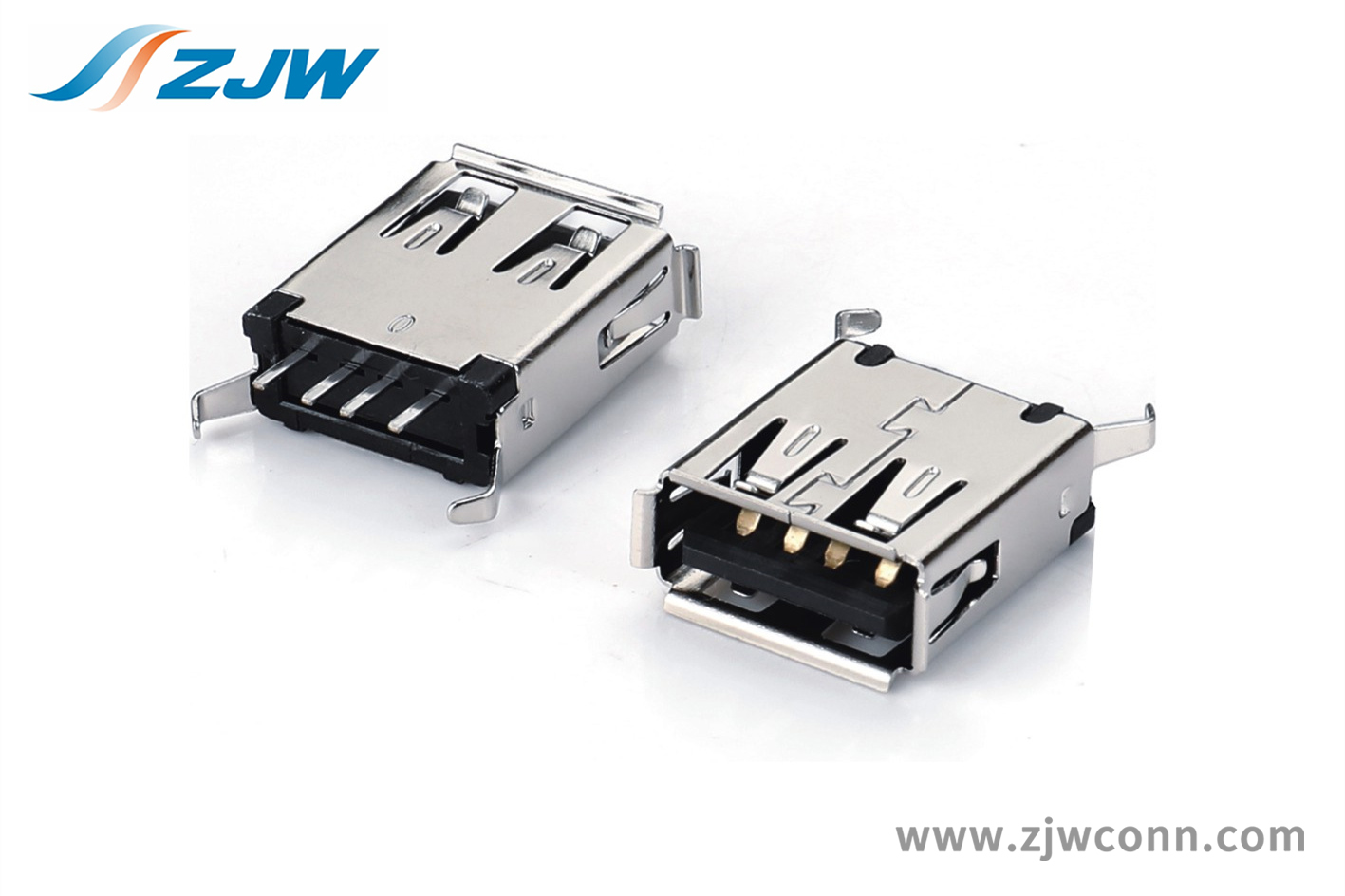 USB2.0 DIP180°有卷边