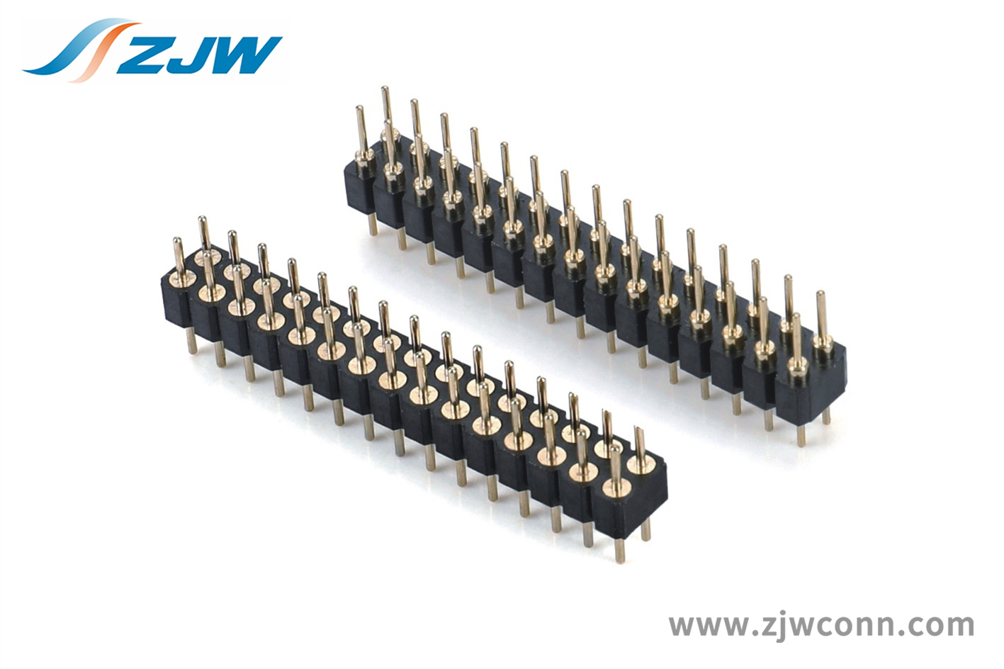 2.54mm双头针 双排180°