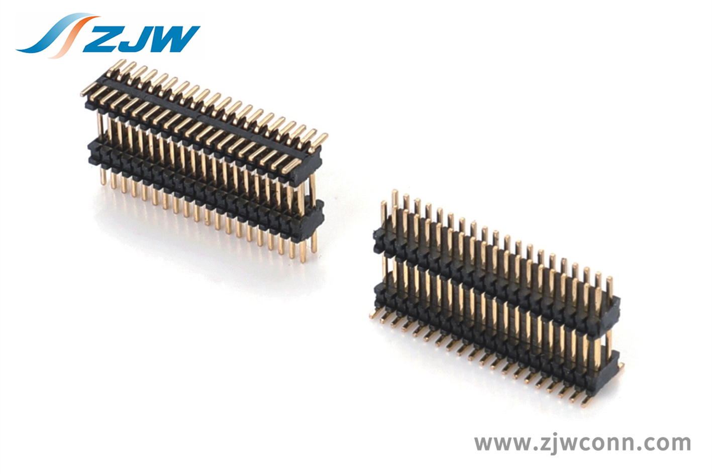 排针0.8mm双排SMT