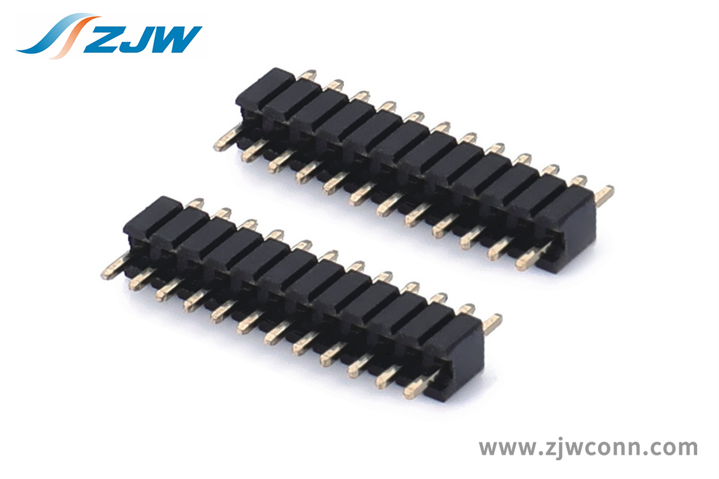 排针1.27mm单排180°