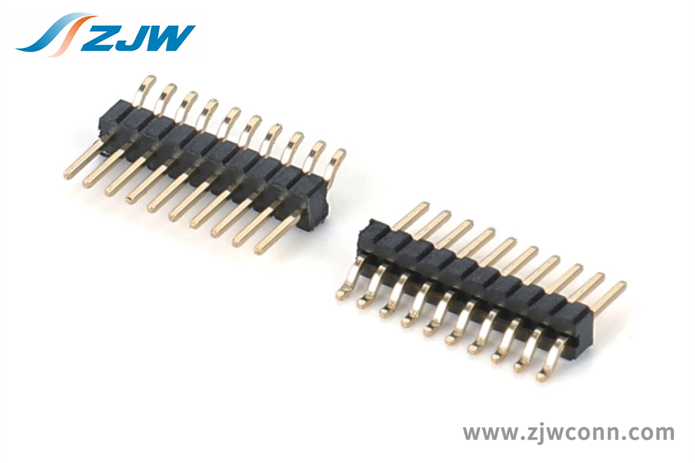 排针1.27mm单排卧贴