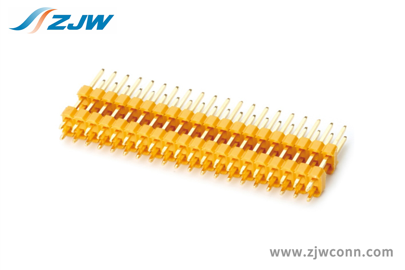 排针2.54mm双塑加高180°
