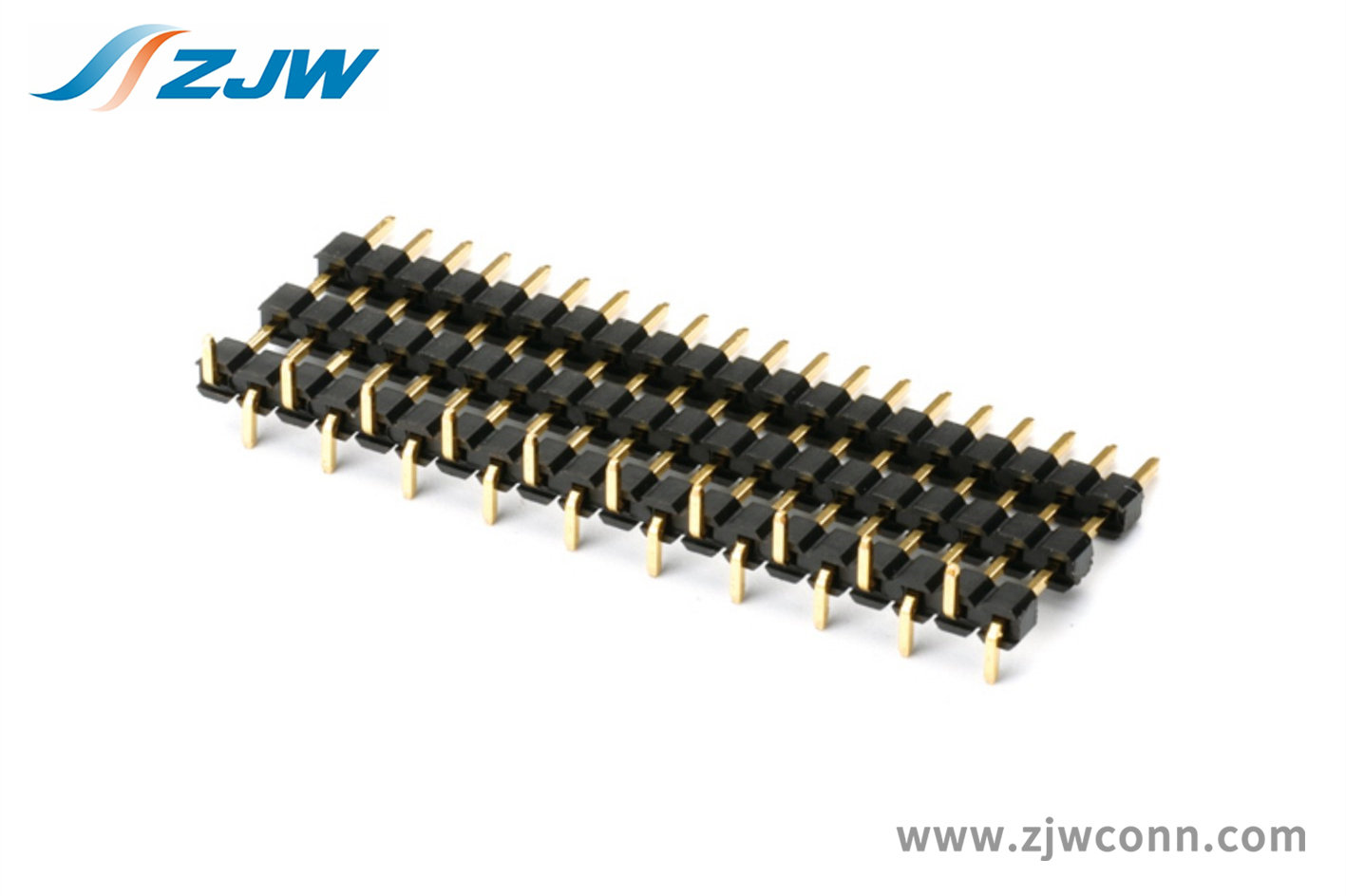 排针2.54mm单排三塑加高SMT