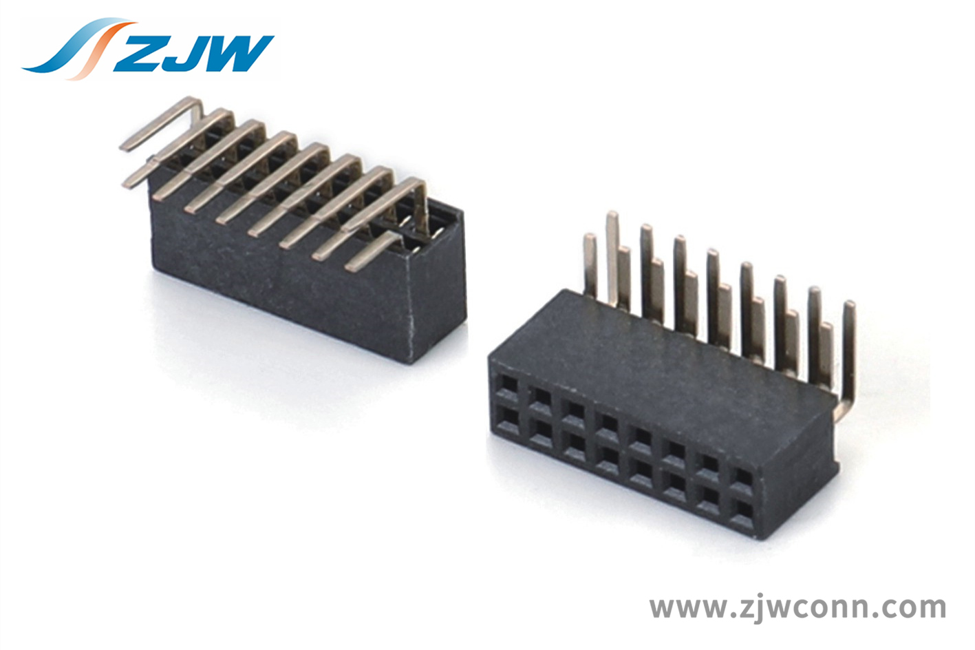 排母1.27mm双排90°