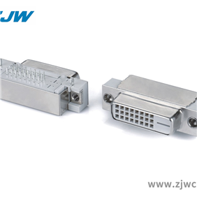DVI24+1白色短柱铆合带屏蔽(H2.26)