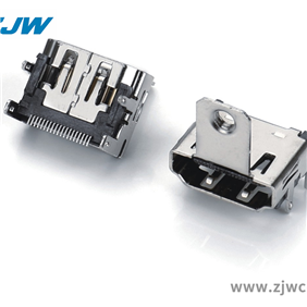 HDMI A 母 19PIN SMT 带耳