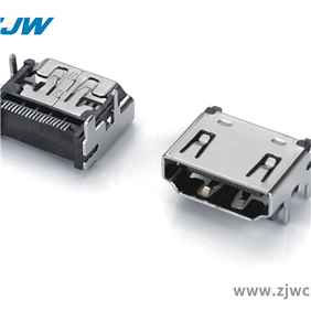 HDMI2.1 A TYPE 19P SMT DIP脚无凸点