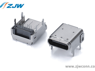 TYPE-C母座24PIN 板上加高CH=3.4