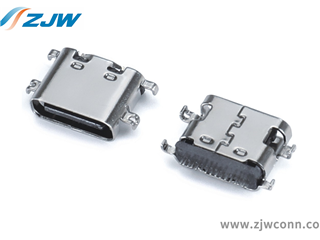 TYPE-C母座16PIN卧贴沉板1.6mm