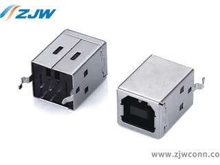 USB2.0 B母 板上直脚