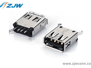 USB2.0 DIP180°有卷边