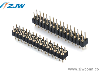 2.54mm双头针 双排180°