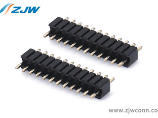 排针1.27mm单排180°