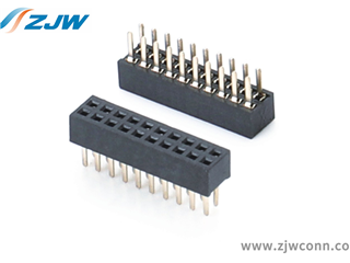 排母1.0mm双排180°
